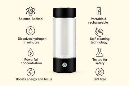 Hydrelle Hydrogen-Infused Wellness Bottle