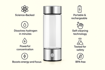 Hydrelle Hydrogen-Infused Wellness Bottle