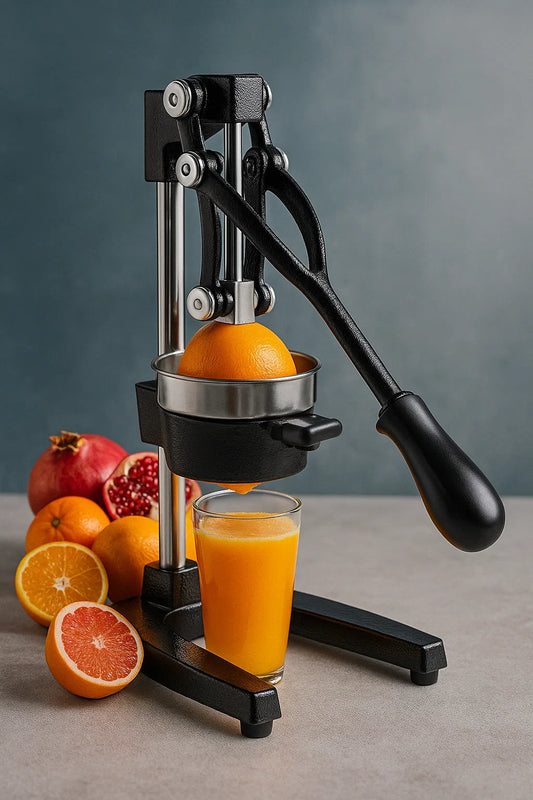 Hydrelle Heavy-Duty Manual Juicer Press – Stainless Steel Citrus & Fruit Squeezer